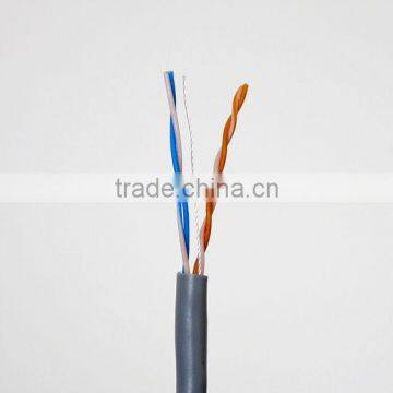 top quality best price utp pvc 2x2 lan cable cat5e