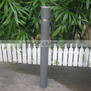 250mm embedded powder coating metal bollard steel parking bollard traffic bollard