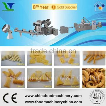 Extruded Crispy Fried Flour Chips Process Line