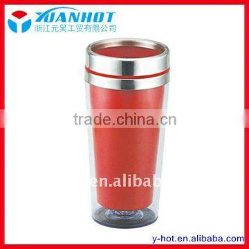 Double Wall Plastic Cup& Stainless Steel Inner