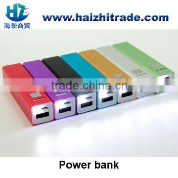 BEST metal slim 2600mah portable charger legoo power bank