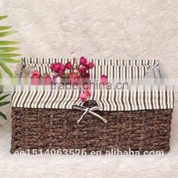 nultifunction straw weaving basket set of 3