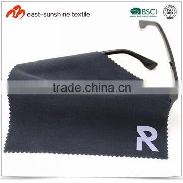 Wholesale Silk Logo Printed Soft Touch 100% Polyester Microfiber Fabric