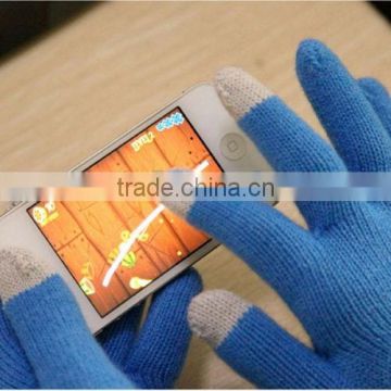 Touch screen control nap thickening gloves for mobile phone