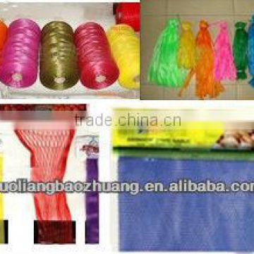 extruded net, fruit packaging net, sheathed net, net of rose, toy packaging net