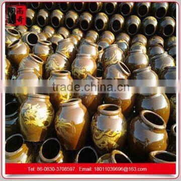 chinese brown large water jars