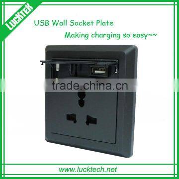 universal wall socket usb charger