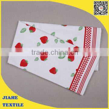 white clean lovely printed tea towel for restaurant