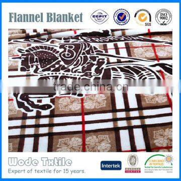 Best Price Custom Size China Flannel Fleece Airline Blanket