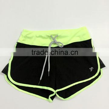 Sexy girl yoga shorts quick-drying shorts running exercise stretch band lined Fitness shorts yoga pants