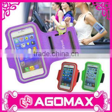 Special offer adjustable stretch sport mobile phone arm pouch