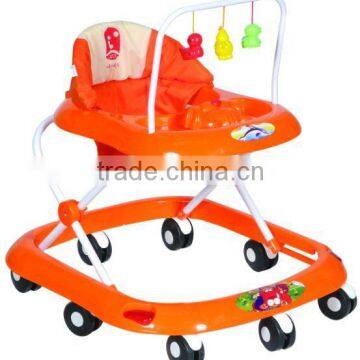 orange baby walker