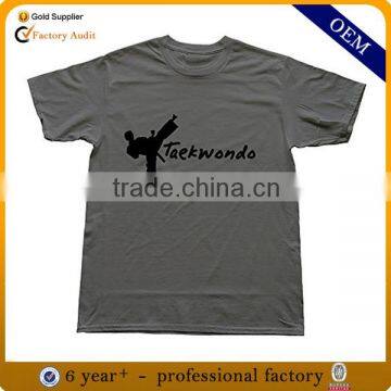 Wholesale 100% Cotton Taekwondo T-shirt