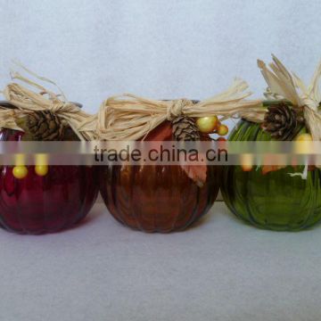 colors glass jar with straw