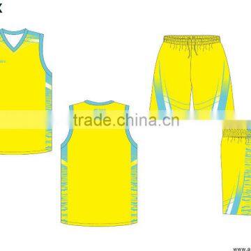 Quick Dry Uniforms Basketball in 100% Polyester Material