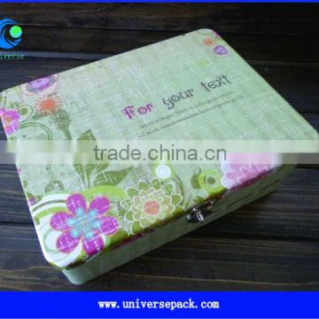 Iron Box With Metal Buckle Packing Boxes Design New Products Sale