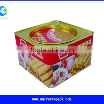 Custom Food Packing Iron Box For Wholesale Export Boxes Products