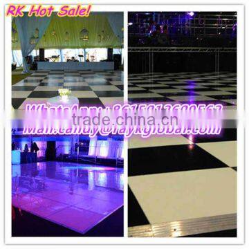 Best sale outdoor wooden dance floor led lights event decor