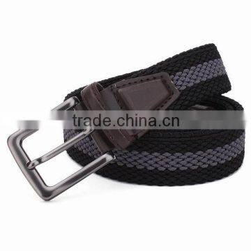 2014 Fashion Ladys braided belt with leather knitted belt