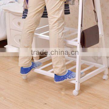 Antique Solid Wood Garment Rack For Bedroom photo-4