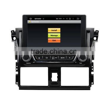 Quad core 1024*600 resolution Android 5.1.1 car audio system yaris with 3G WIFI GPS Radio