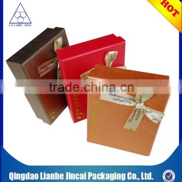 different types eco-friendly paper gift box