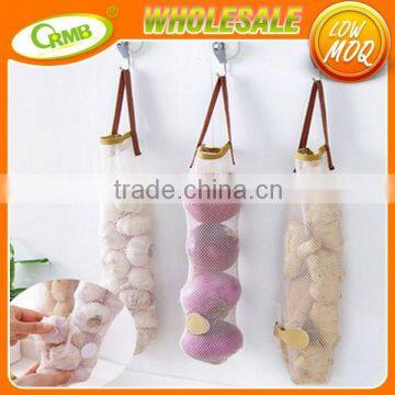 Kitchen Hanging Bag Mesh Bag Easy To Take Out Garlic Onion Storage Bag