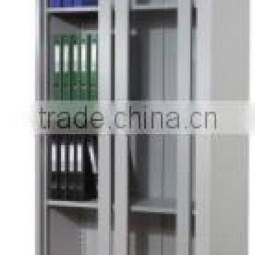 Disassemble metallic office sliding glass door filing storage cabinet for sales