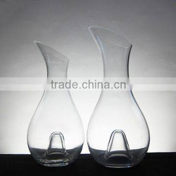 Good quality hand blown cheap glass wine decanter