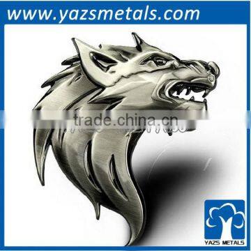 wholesale Brown wolf badge autobot car