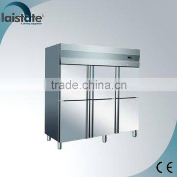 6 door Air Cooling Vertical Commercial Refrigerator/Freezer