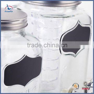 Eco-friendly Beverage Glass Jar High Quality Glass Dispenser Glass Jar With Tap photo-3