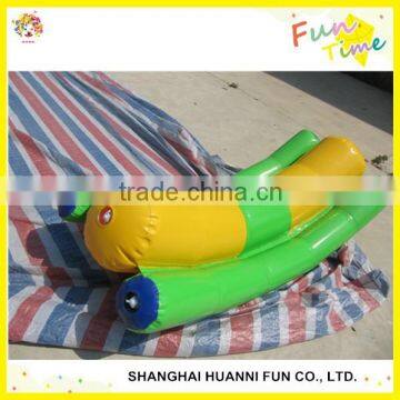2015 PVC inflatable seesaw price, water seesaw manufacturer in china