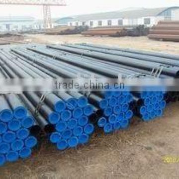 Seamless fluid steel pipe