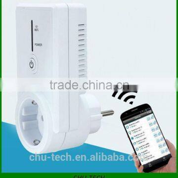 WiFi Cell Phone Wireless Remote Control Switch Smart Power Socket EU Plug