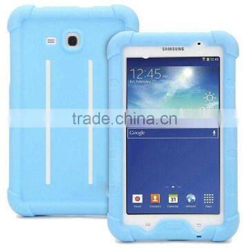 For Galaxy Tab 4 Lite 7.0 T116 silicone rugged cover case for Samsung Galaxy Tab 3 Lite 7.0 SM-T110/T111 Tab E 7 inch case