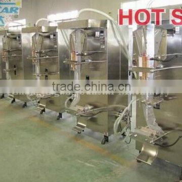 Nigerial hot popular automatic plastic sachet mineral water bottling plant