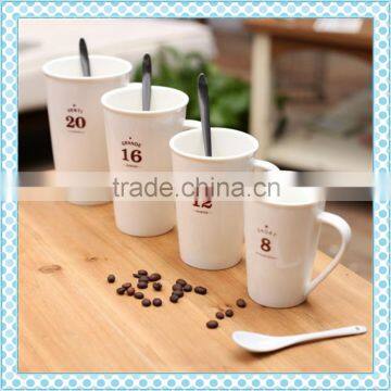 Direct factory small MOQ custom logo plain white mug