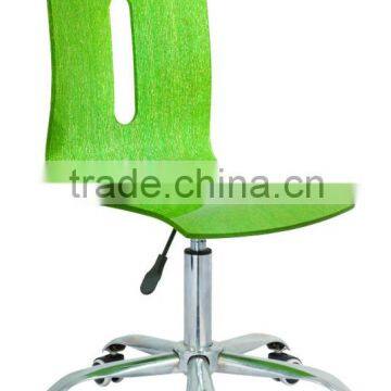 Colorful acrylic swivel bar chair