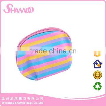 OEM service shell shape makeup beauty cosmetic bag for teen