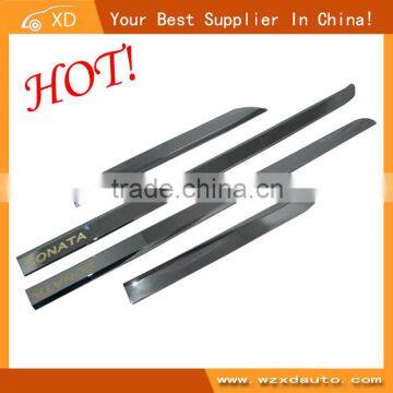 4pcs Side Door Body Molding Streamer Trim Cover side door streamer SIDE MOULDING COVER FOR SONATA 2011-2013 2011 2013