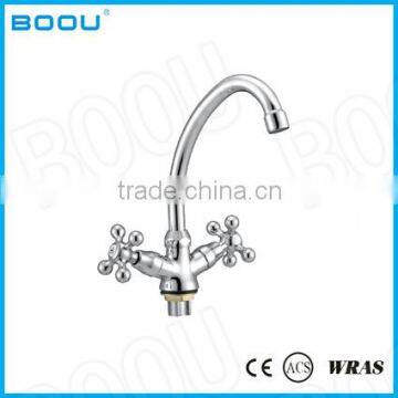 (ZQ5310-14F)BOOU wash basin price cross handle basin faucet