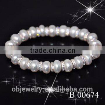 2015 Wholesale elegant pearl bracelet