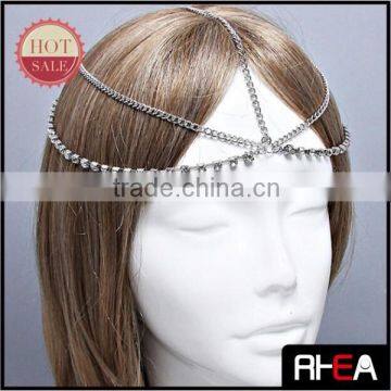 Crystal Silver Head Chain RH11426