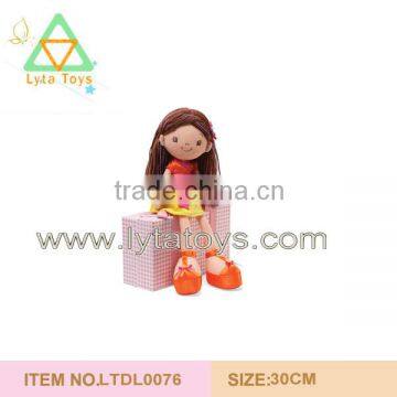 2015 Pretty New Design Plush Doll Girl For Girls