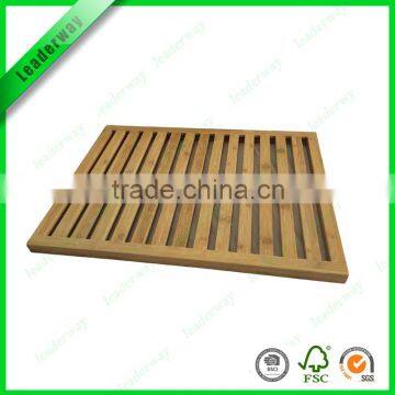 Bathroom wood shower mat anti slip shower mat