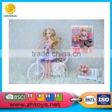 Elegance curly hair lady with beautiful purple bandage skirt and ornament