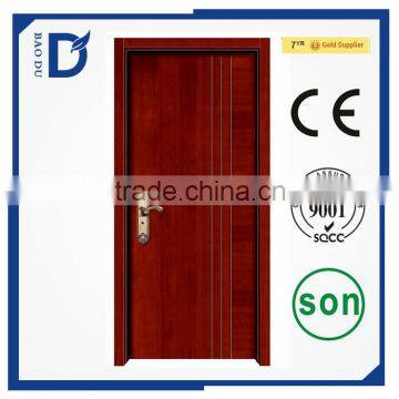 Affordable wood veneer polishing door solid wood door