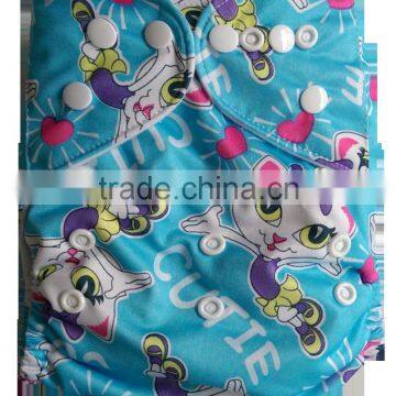 Naughty Baby Brand Wholesale Eco Friendly TPU Printed Pocket Baby Cloth Diaper Cartoon Printed Baby Cloth Nappy Cover photo-5