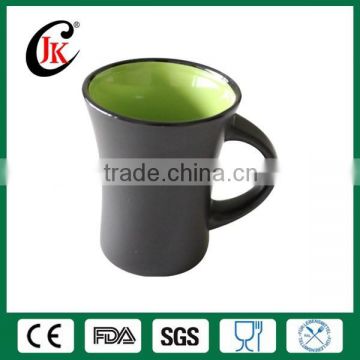 Wholesale high quality customized ceramic coffee cup with color glaze